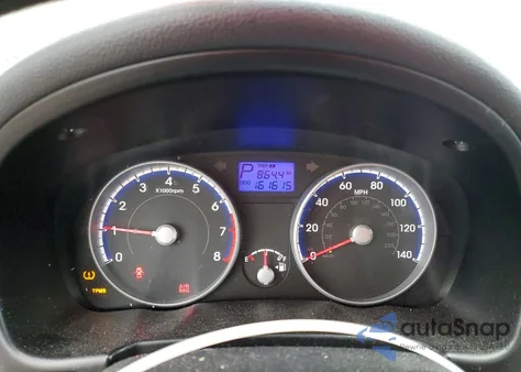 2010 Hyundai Accent Gls z USA, uszkodzony, nr VIN KMHCN4AC2AU422985